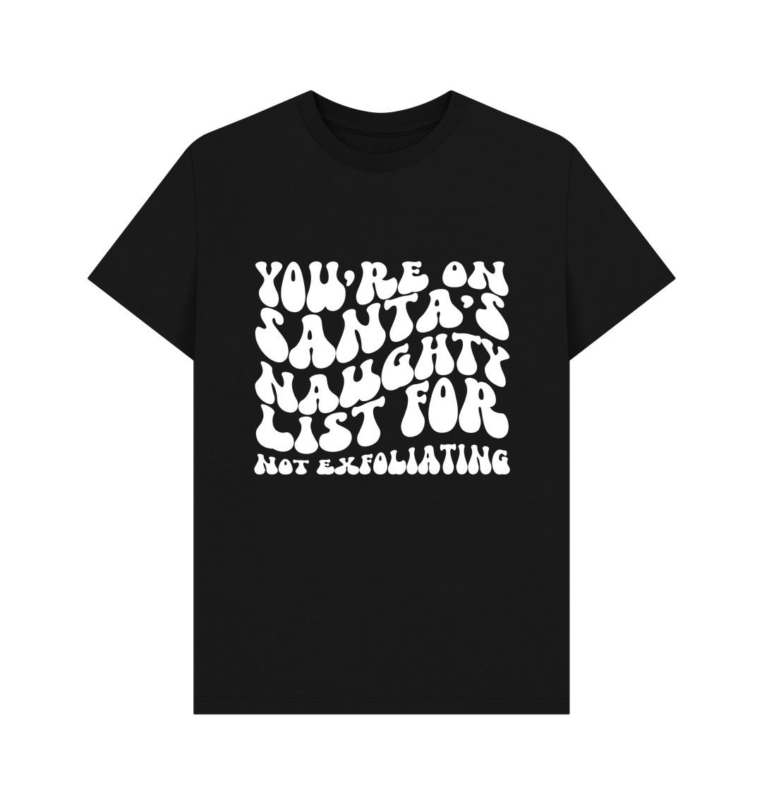 Black Printed T-shirt Front