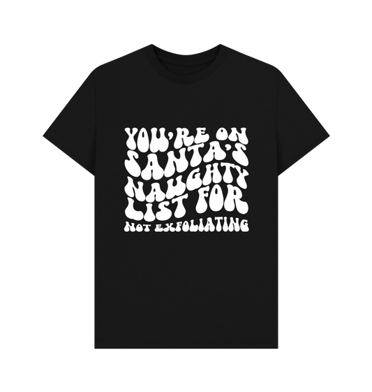Black Printed T-shirt Front