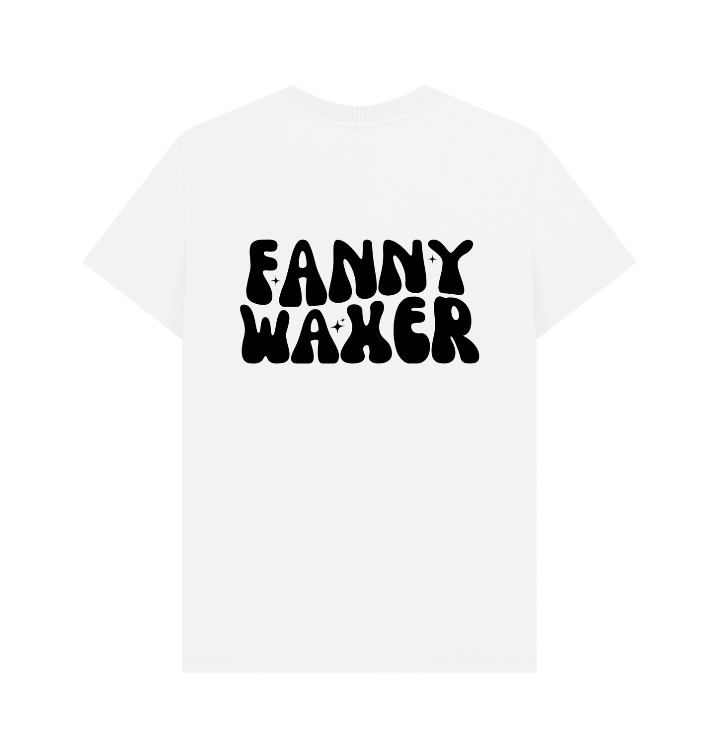 White Printed T-shirt Back
