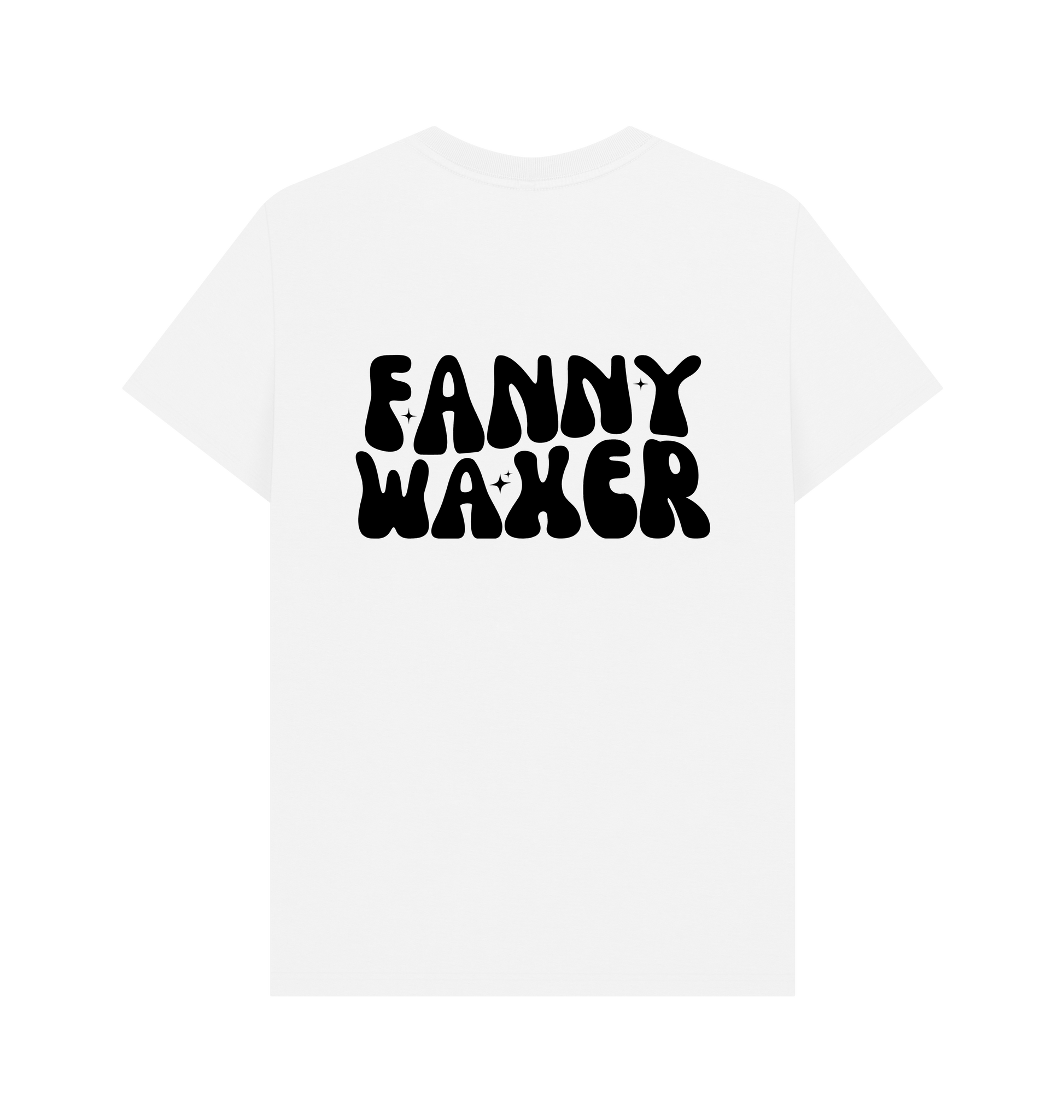 White Printed T-shirt Back