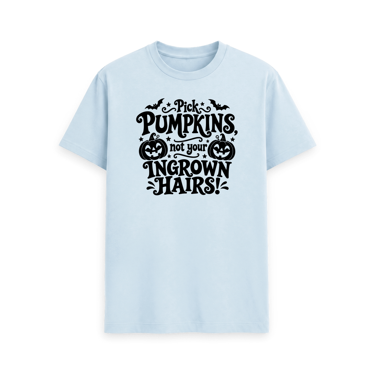 Sky Blue Printed T-shirt Front