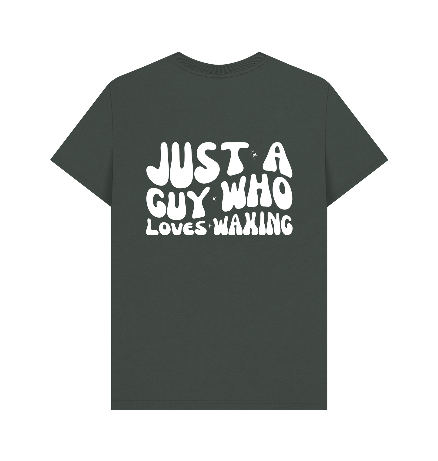 Dark Grey Printed T-shirt Back