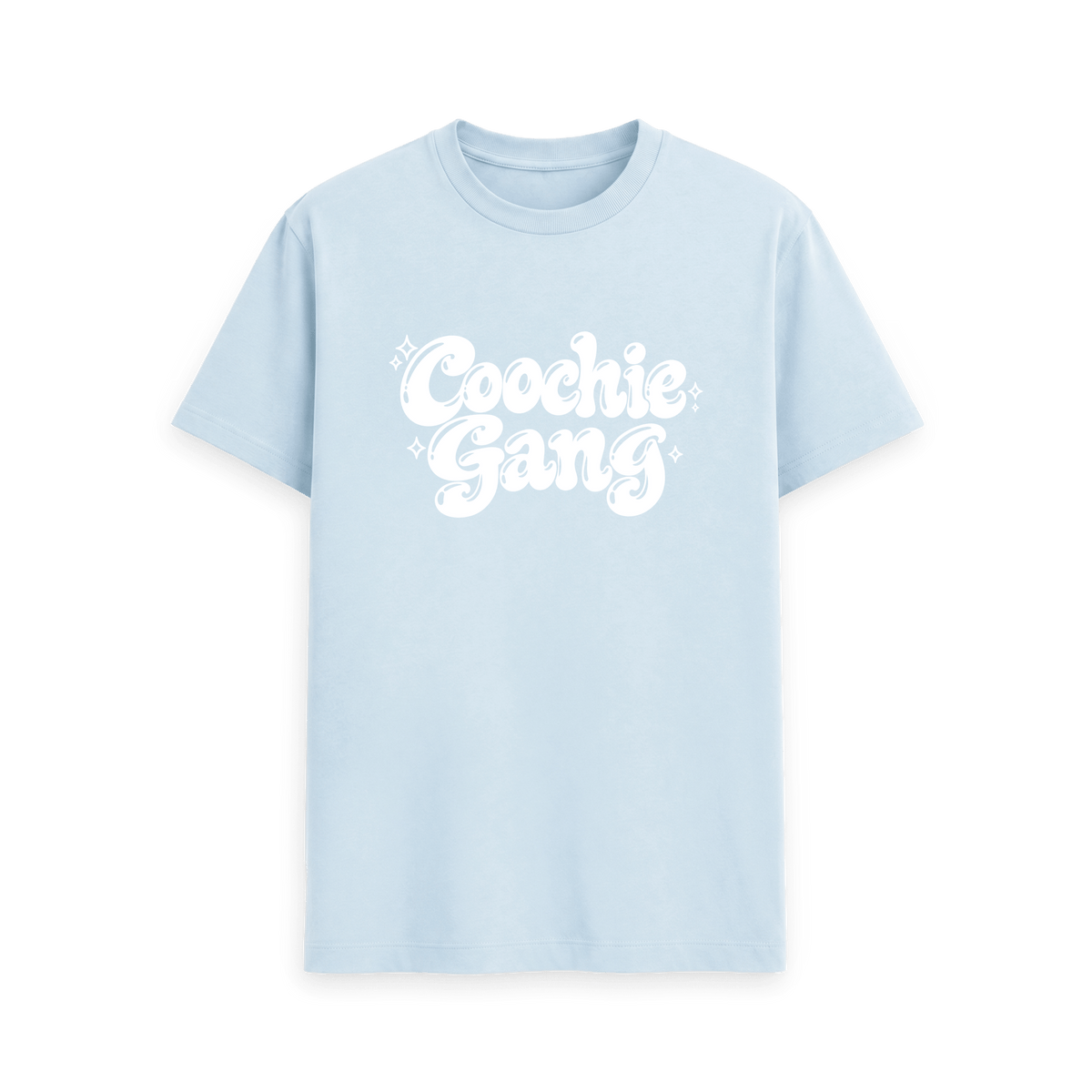Sky Blue Printed T-shirt Front