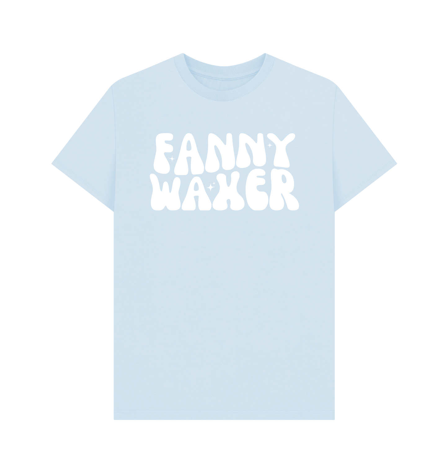 Sky Blue Printed T-shirt Front