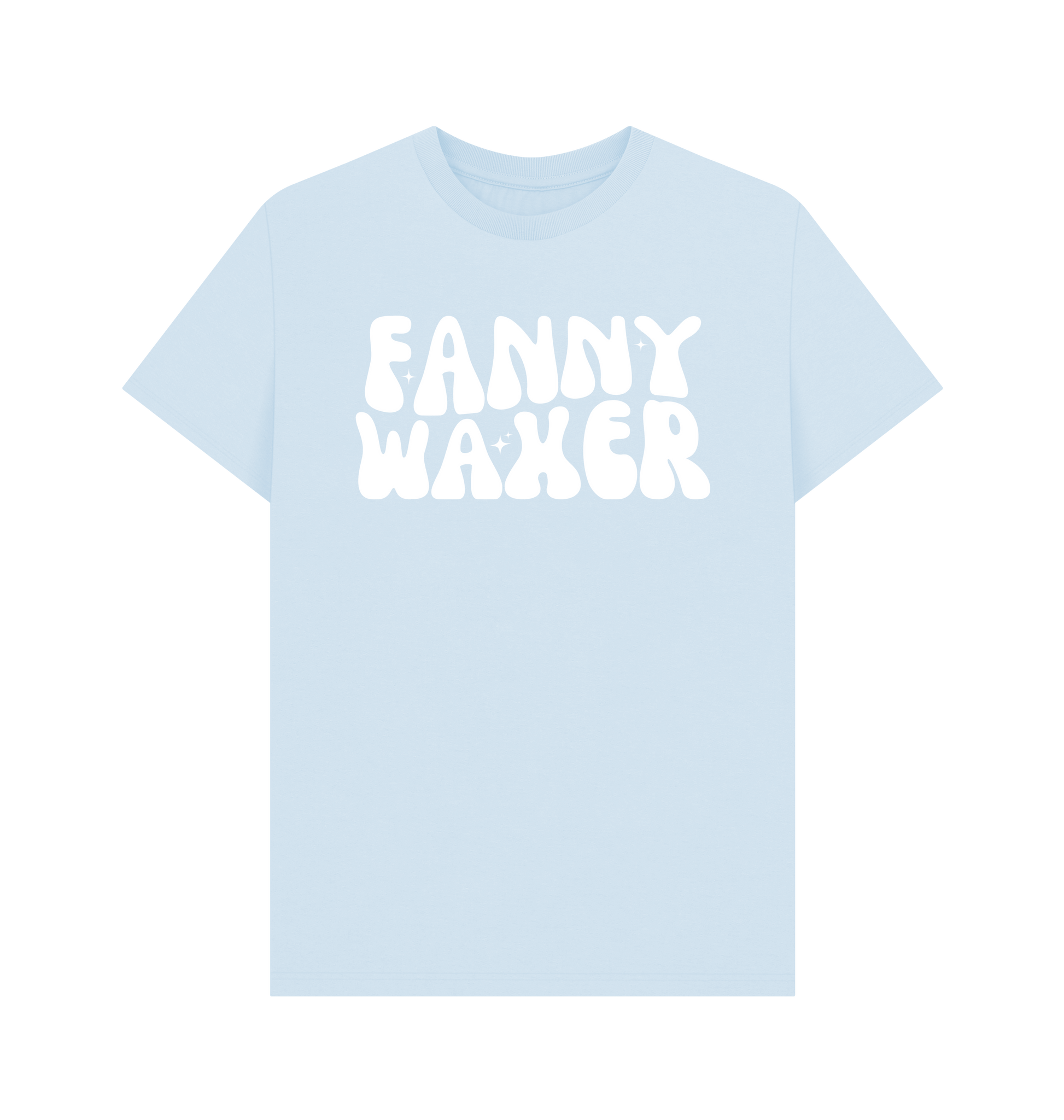 Sky Blue Printed T-shirt Front