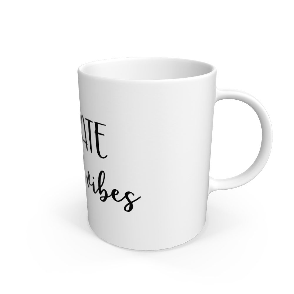 White Mug Front