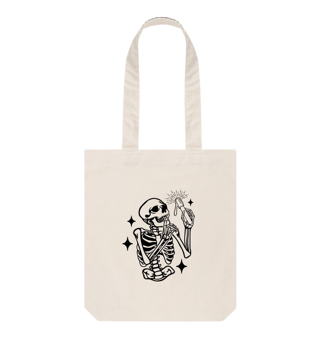 Natural Printed Bag Front