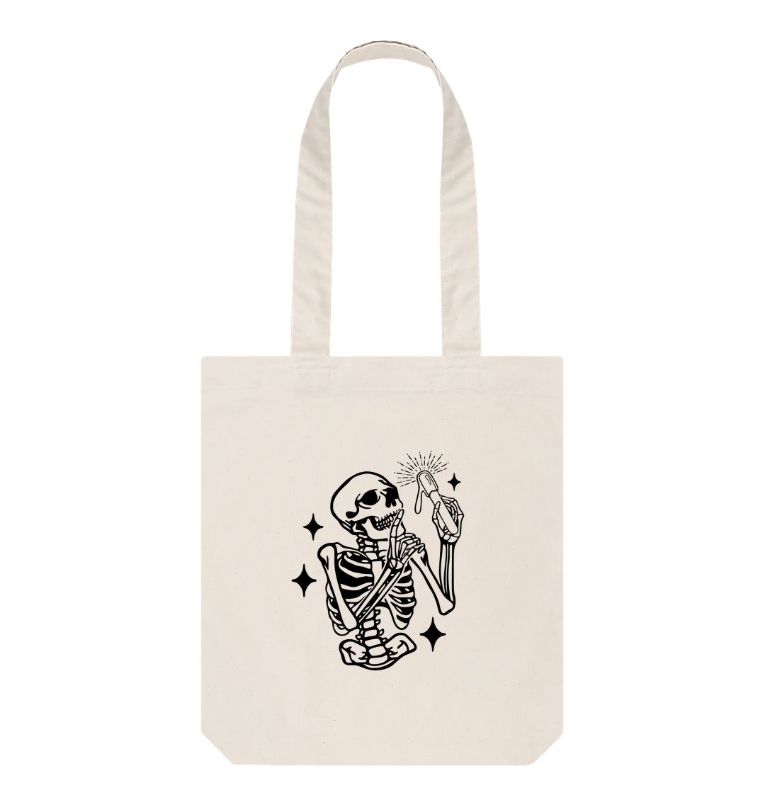 Natural WAXING SKELETON black BAG