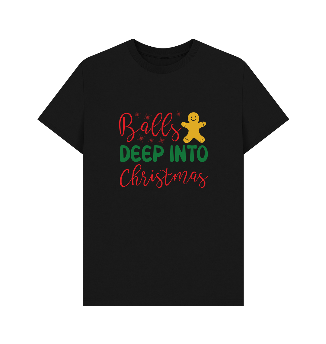 Black Printed T-shirt Front