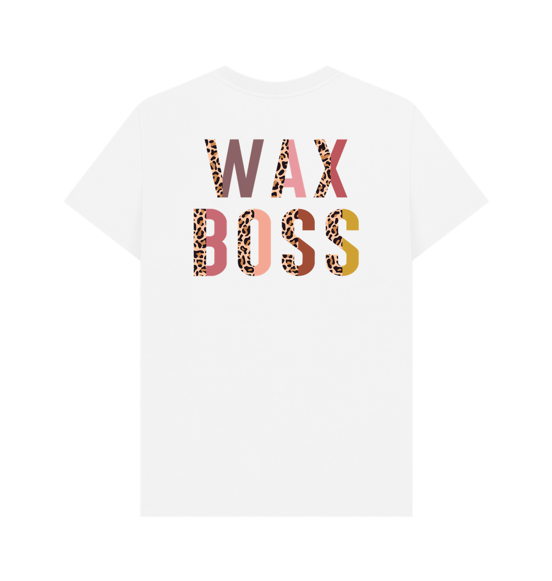 White BACK DESIGN - WAX BOSS neutral