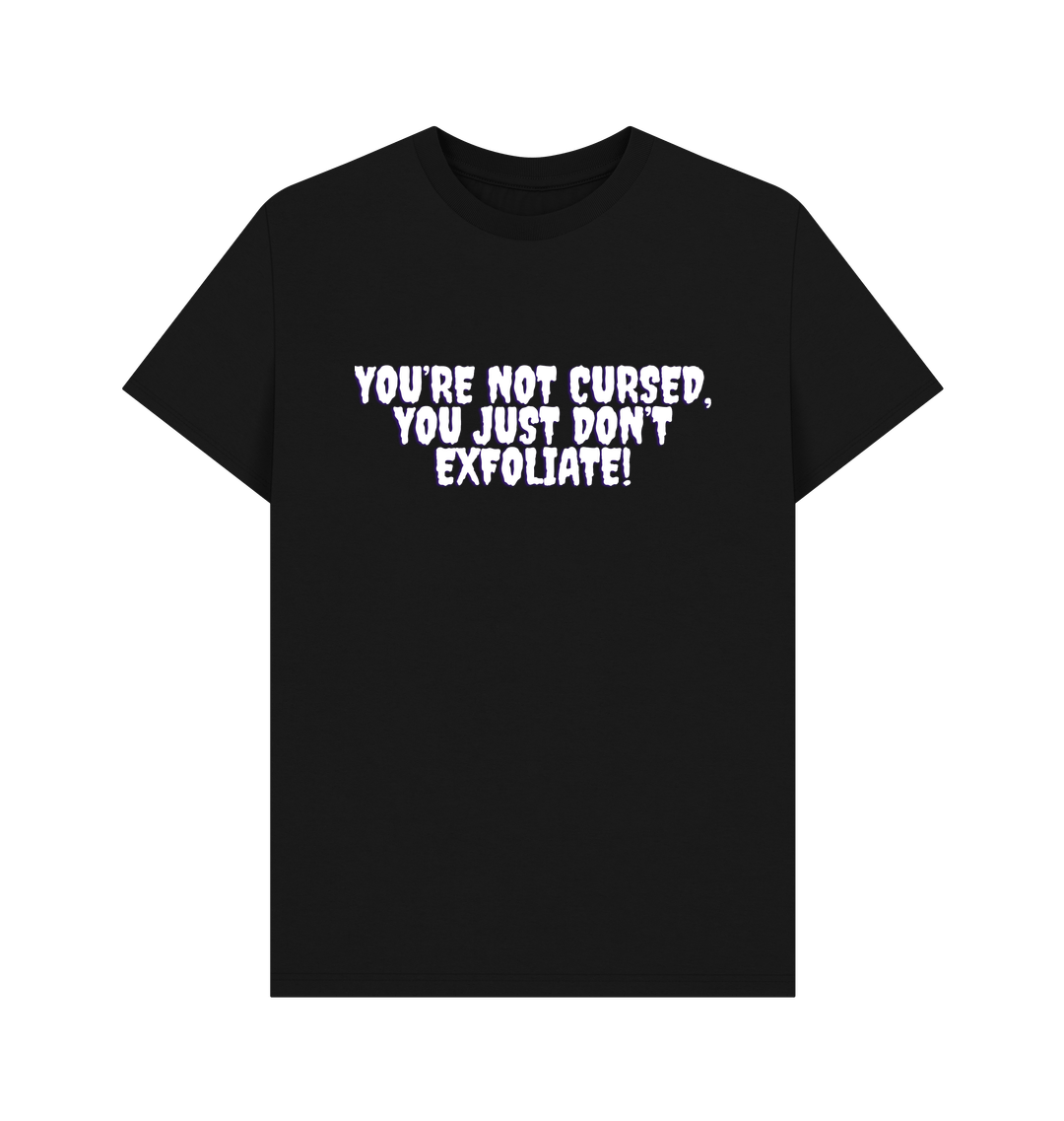 Black Printed T-shirt Front