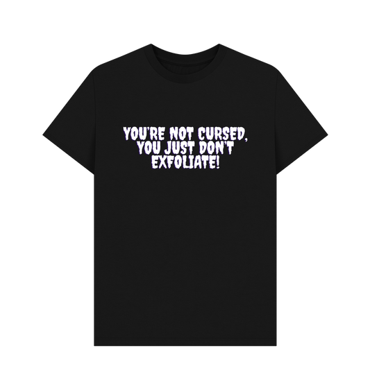 Black Printed T-shirt Front