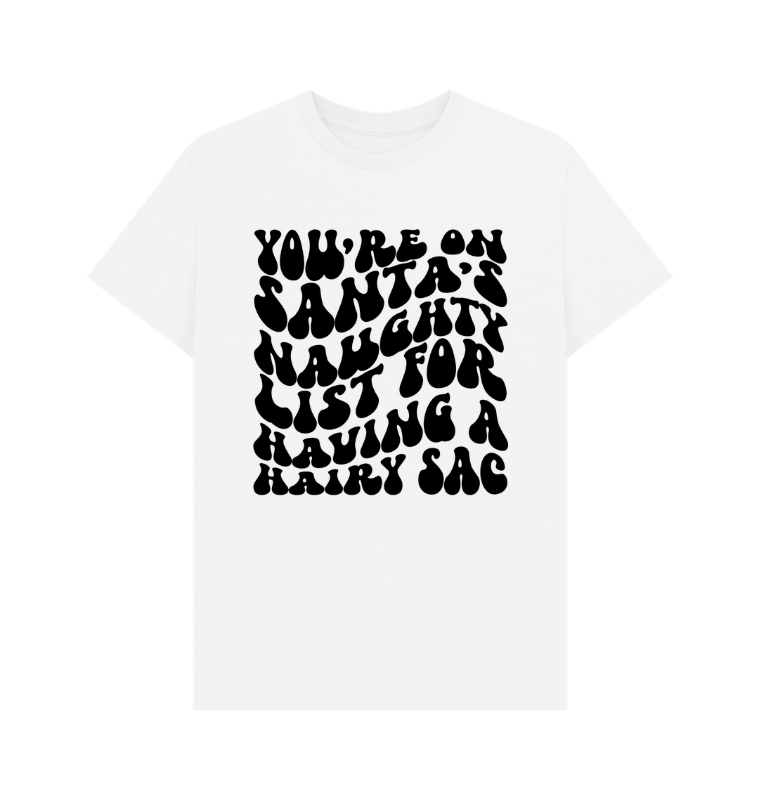 White Printed T-shirt Front