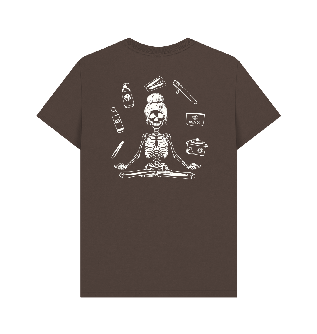 Chocolate Printed T-shirt Back