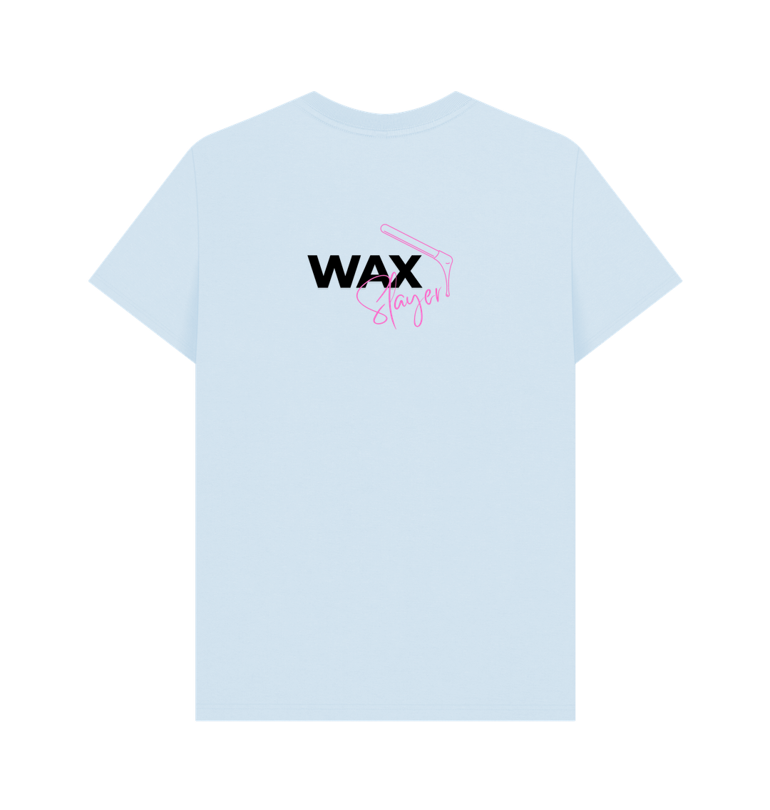 Sky Blue BACK DESIGN - WAX SLAYER pink