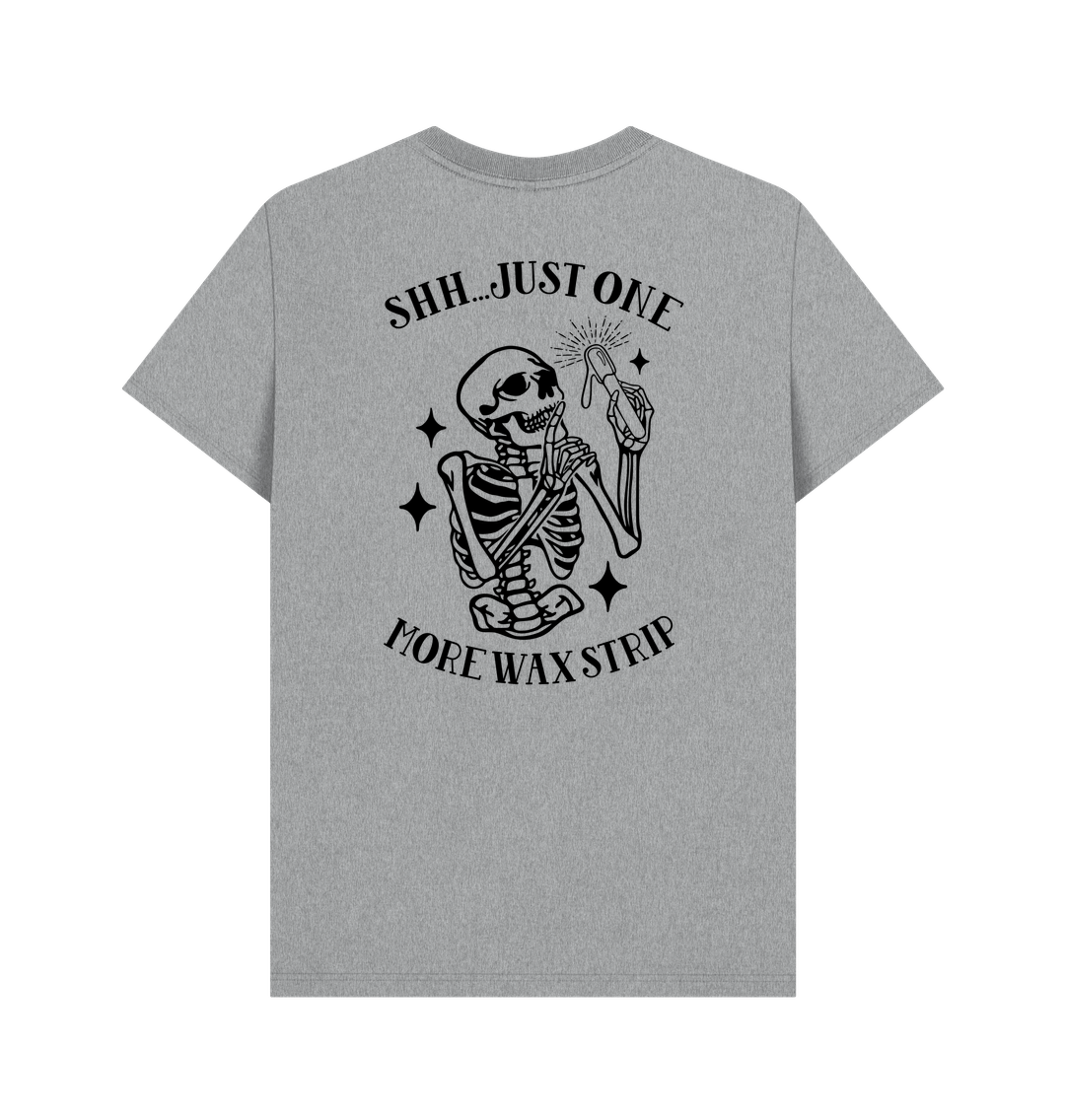 Athletic Grey BACK DESIGN - JUST ONE MORE STRIP black