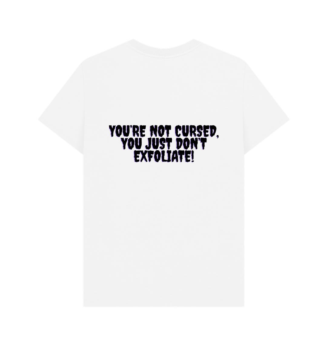 White Printed T-shirt Back
