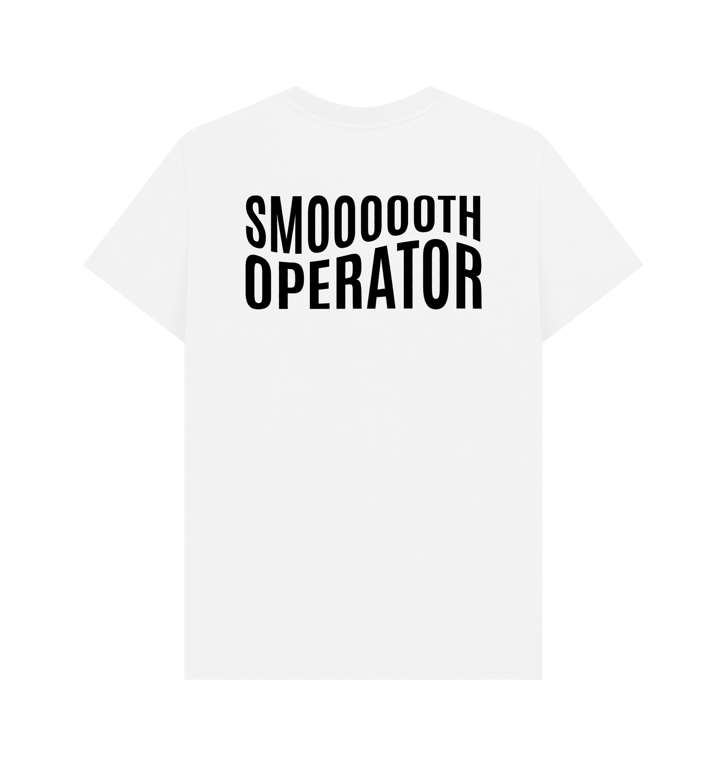 White Printed T-shirt Back