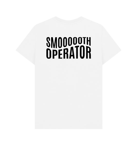 White Printed T-shirt Back