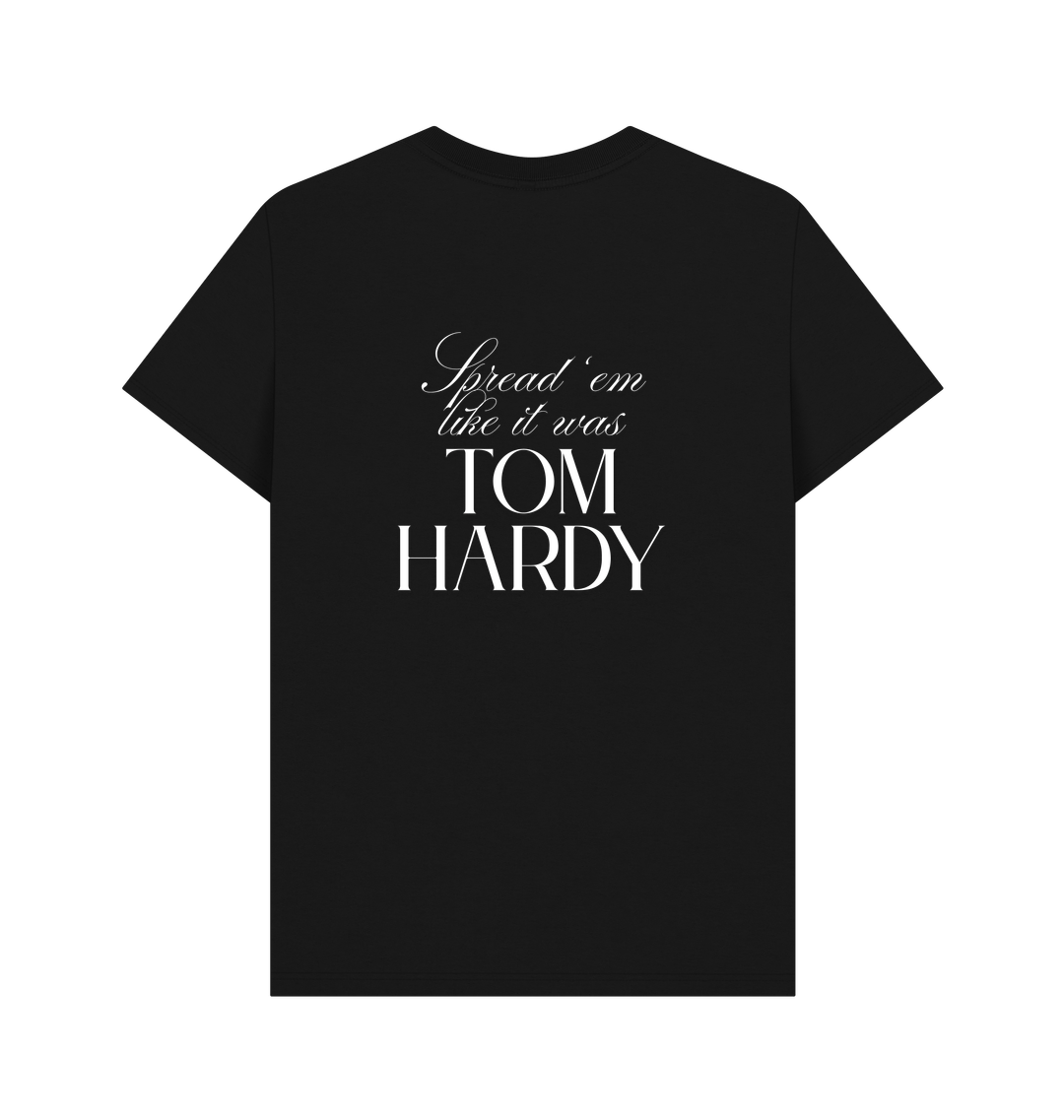 Black Printed T-shirt Back