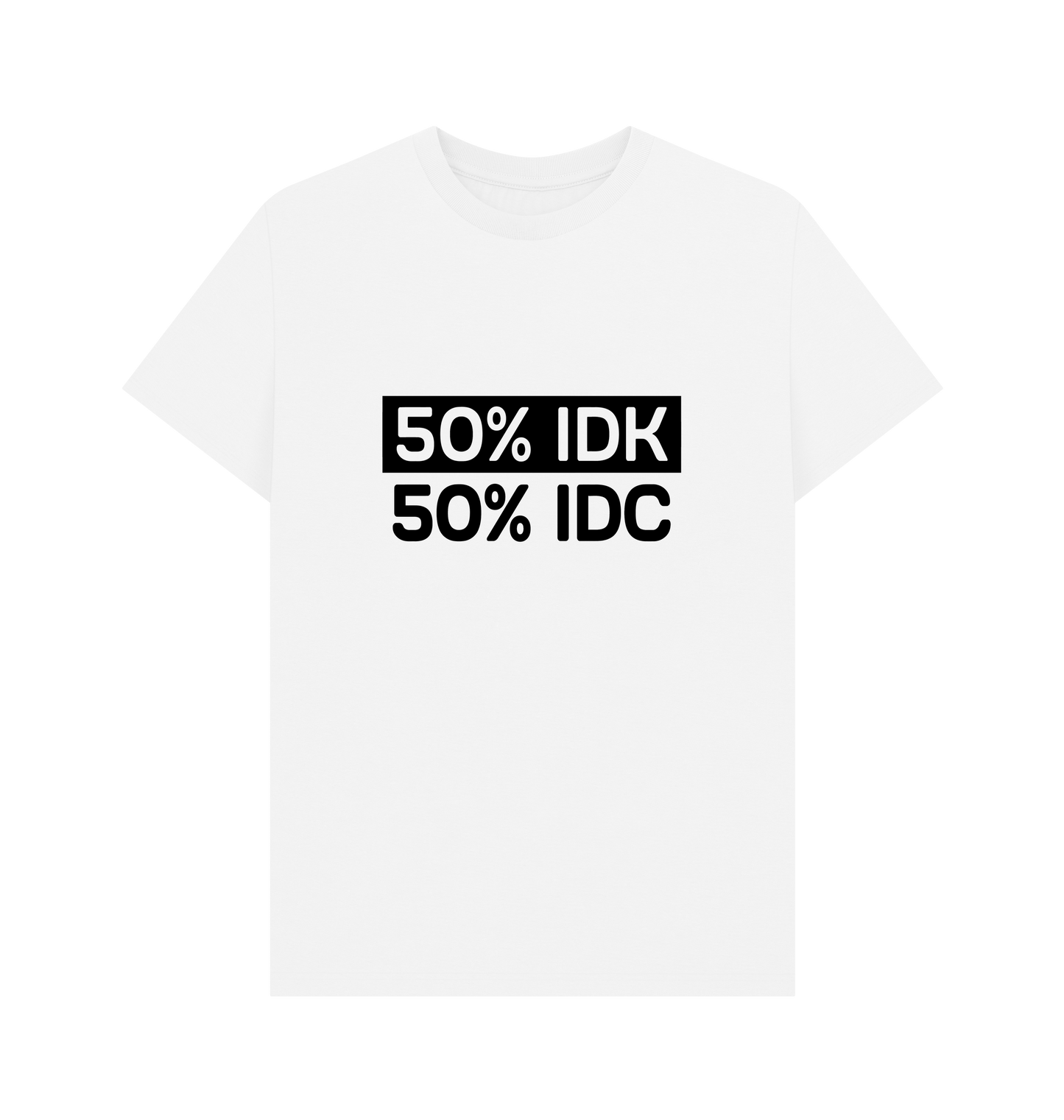 White Printed T-shirt Front