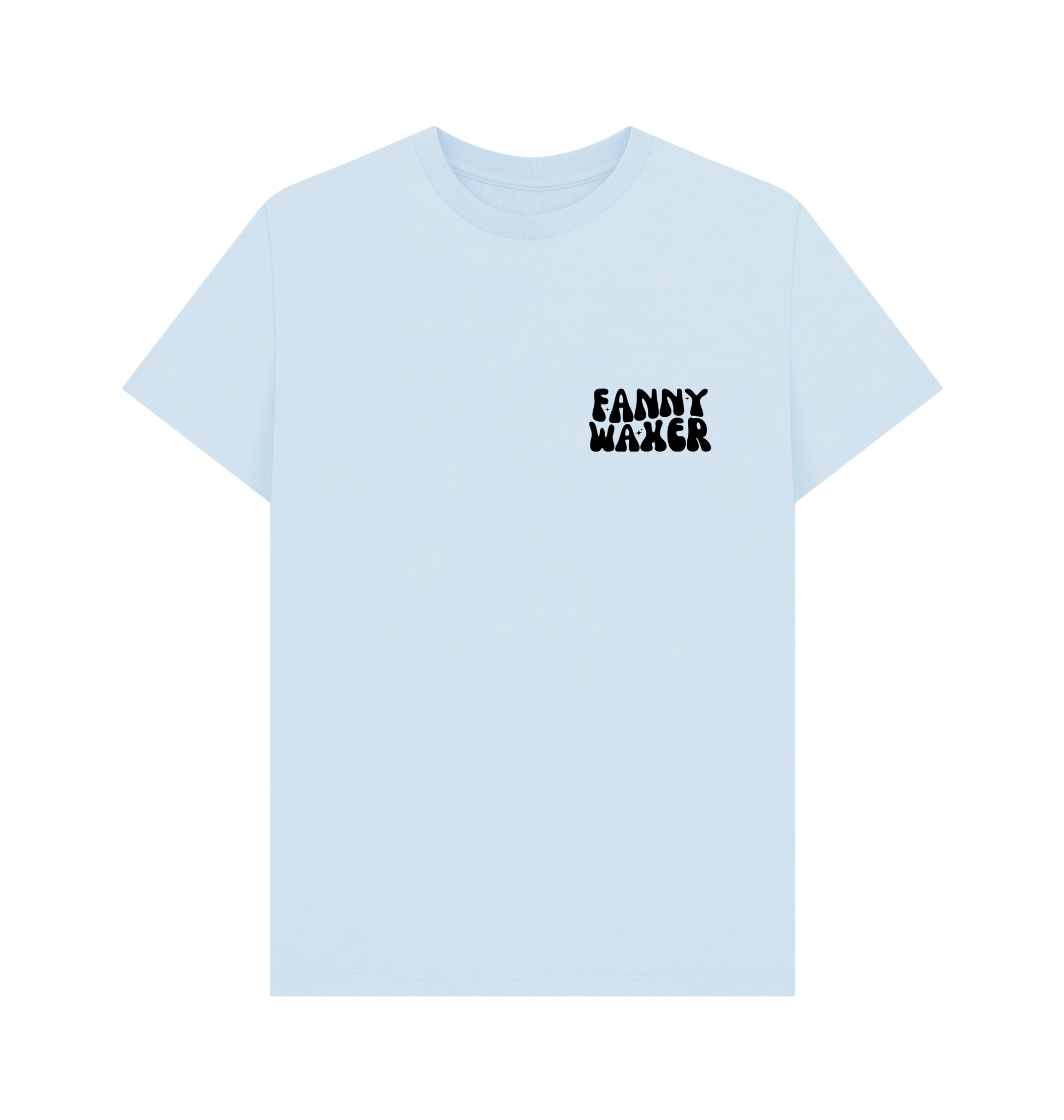 Sky Blue Printed T-shirt Front