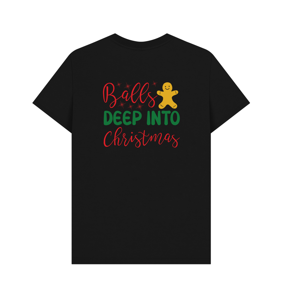 Black Printed T-shirt Back