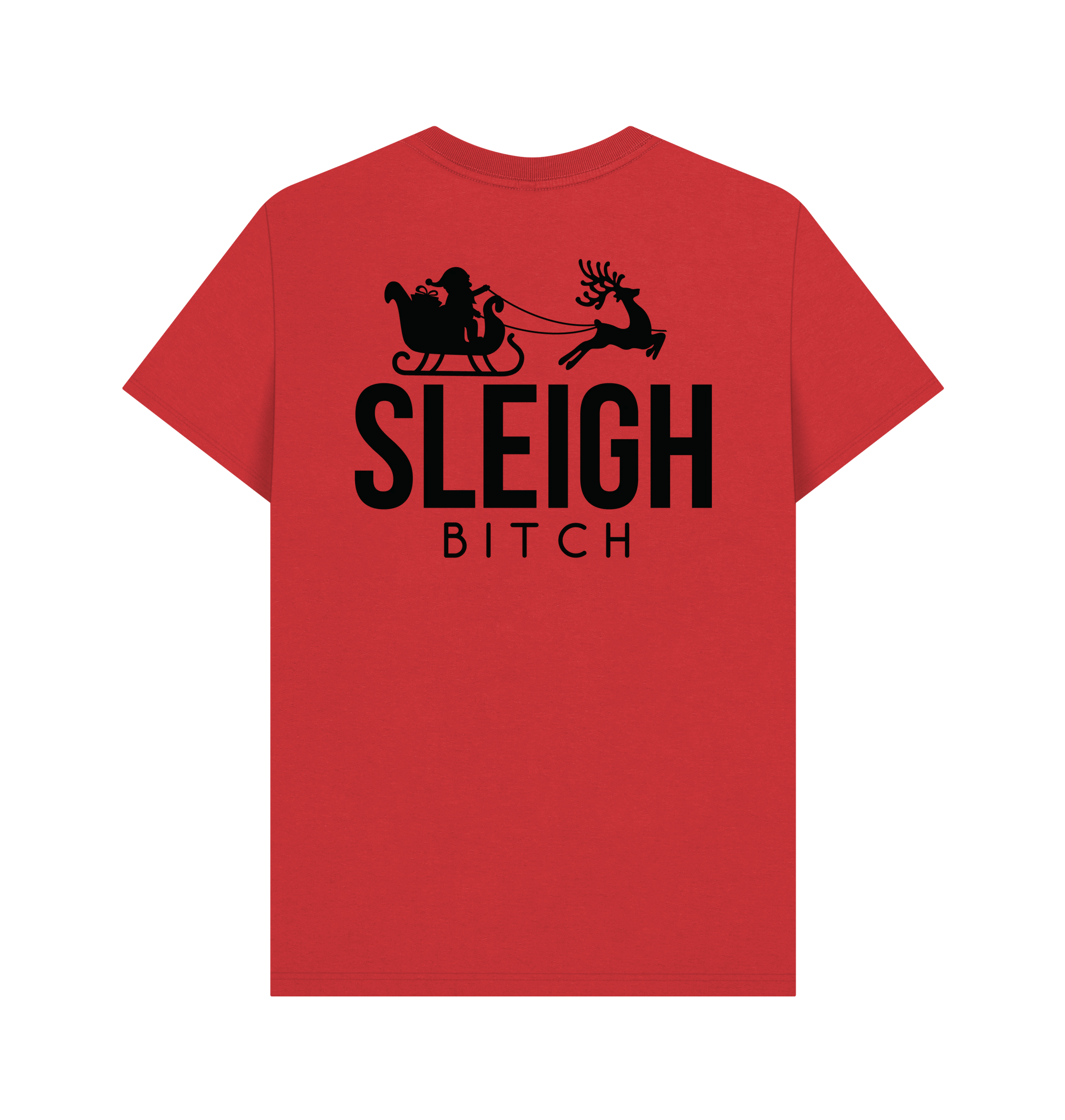 Red Printed T-shirt Back