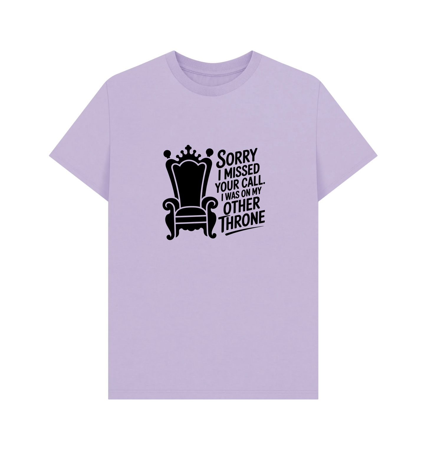 Lilac Printed T-shirt Front