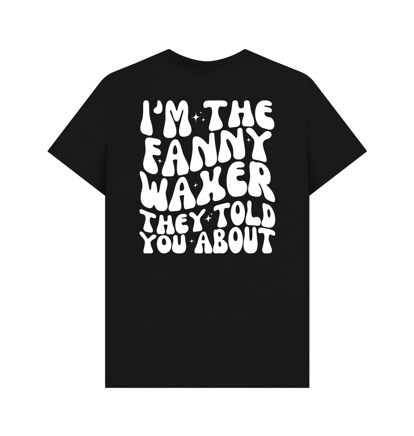 Black Printed T-shirt Back