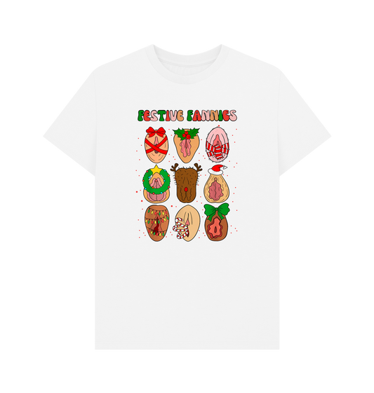 White Printed T-shirt Front