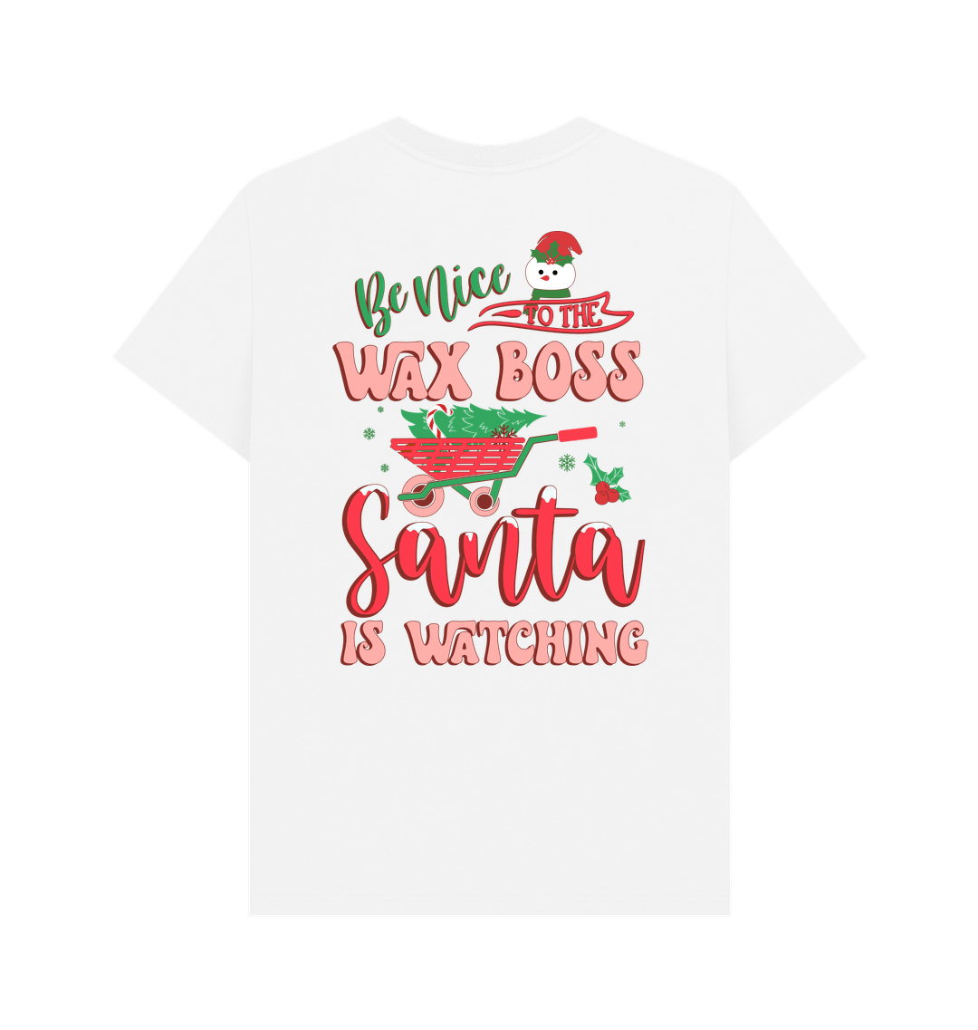 White Printed T-shirt Back