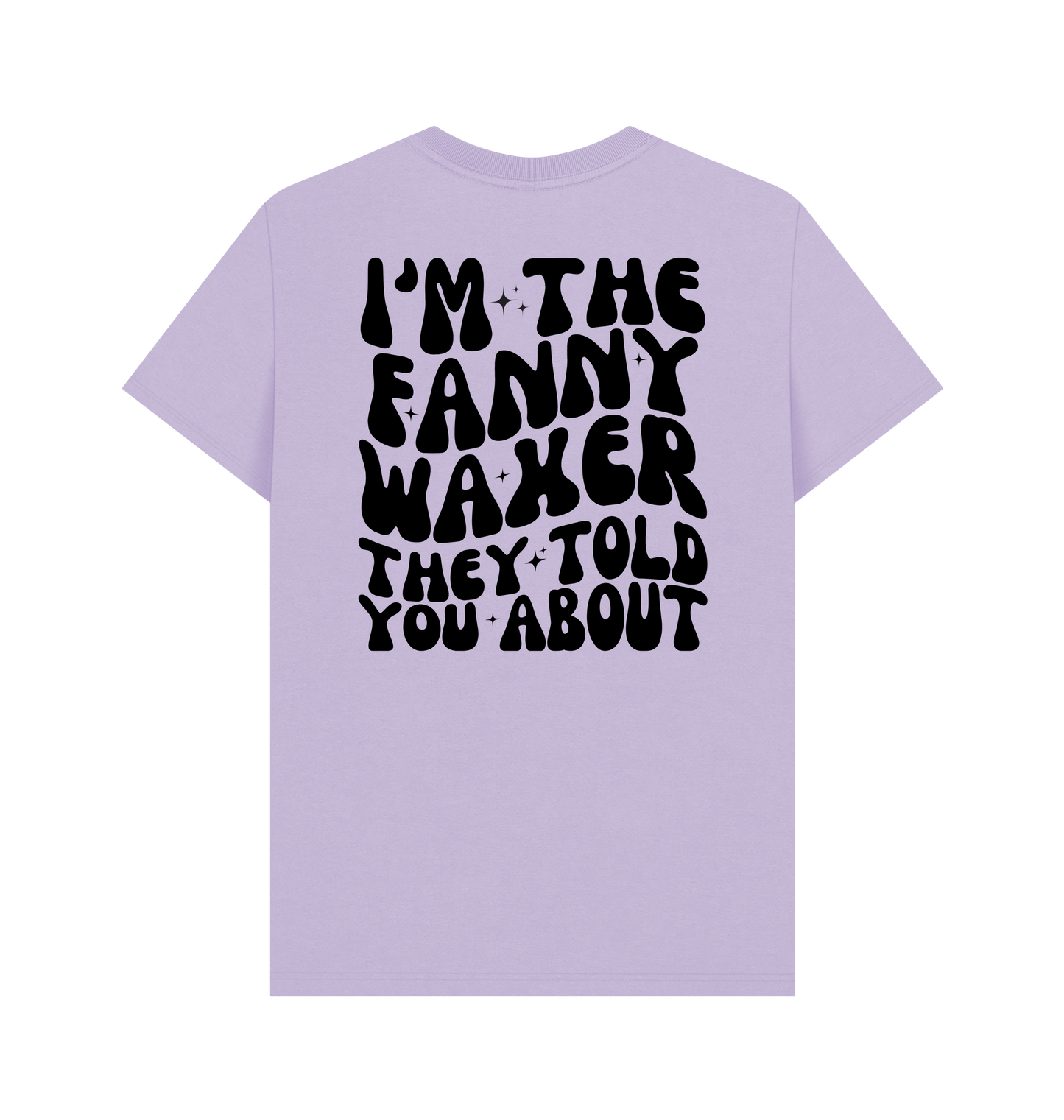 Lilac Printed T-shirt Back