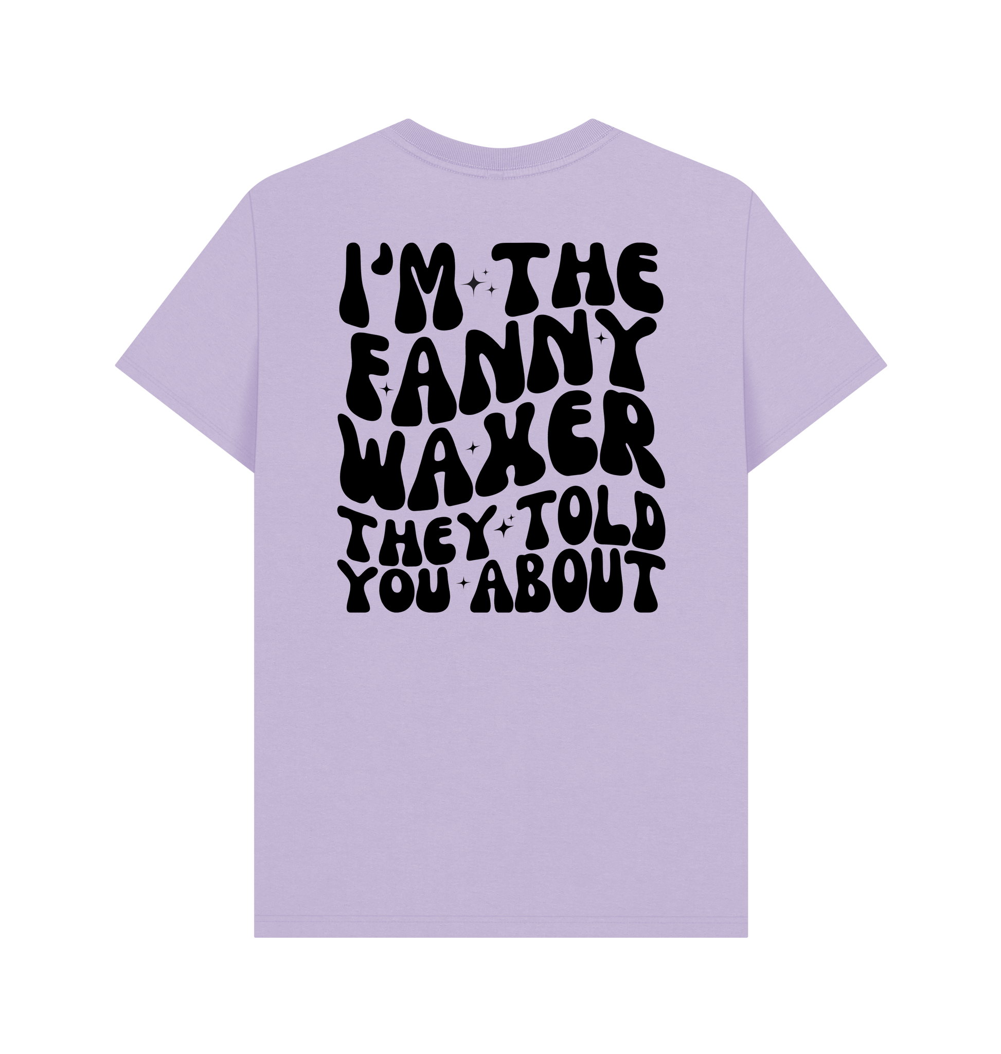 Lilac Printed T-shirt Back