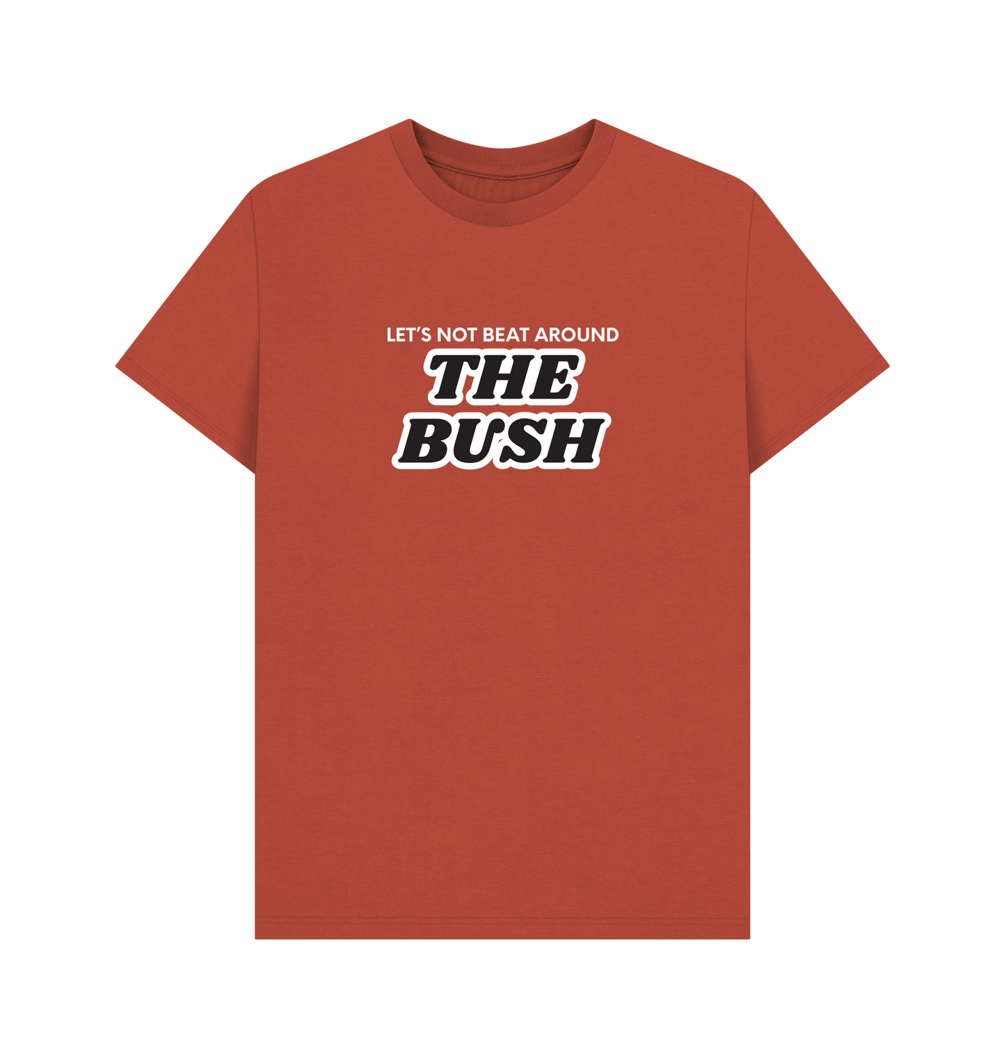 Rust Printed T-shirt Front