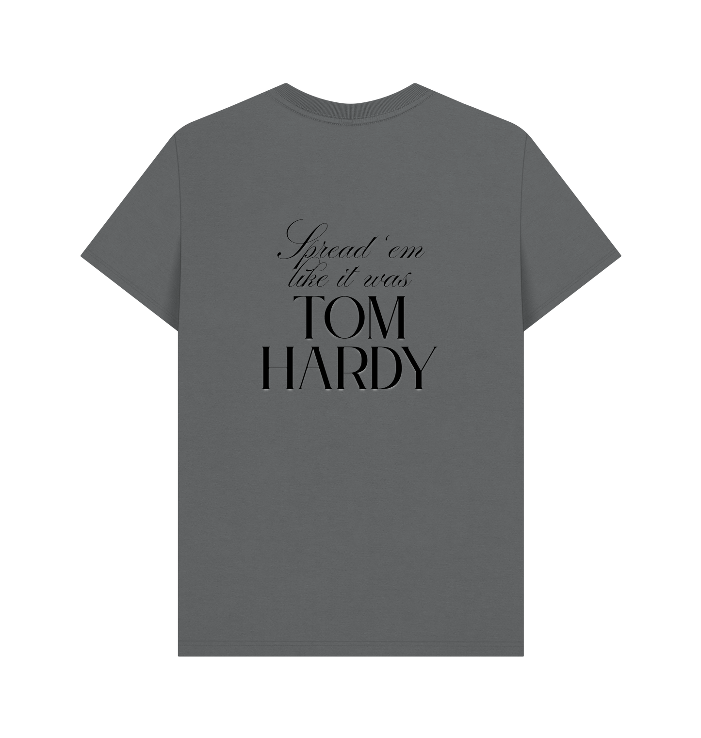Slate Grey Printed T-shirt Back