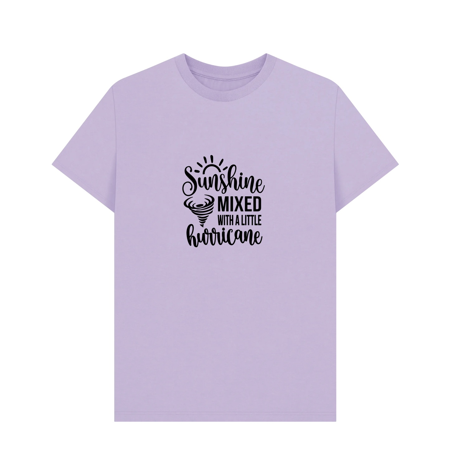 Lilac Printed T-shirt Front