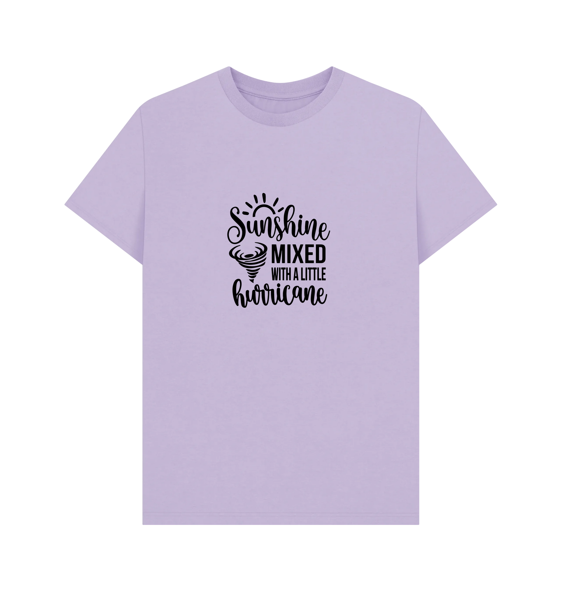 Lilac Printed T-shirt Front