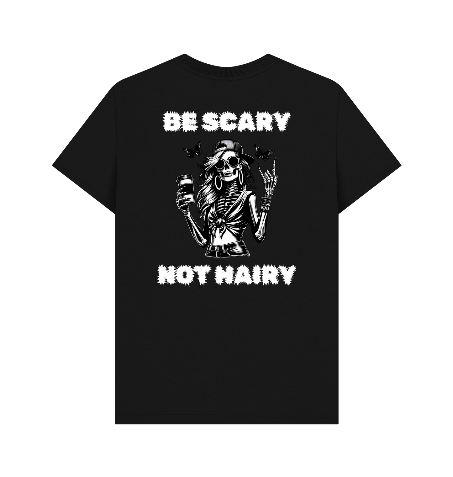 Black Printed T-shirt Back