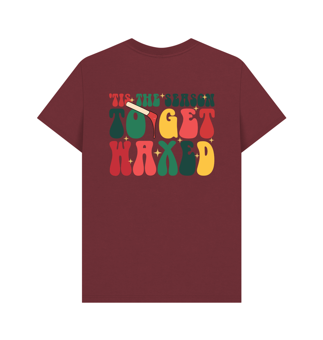 Red Wine Printed T-shirt Back