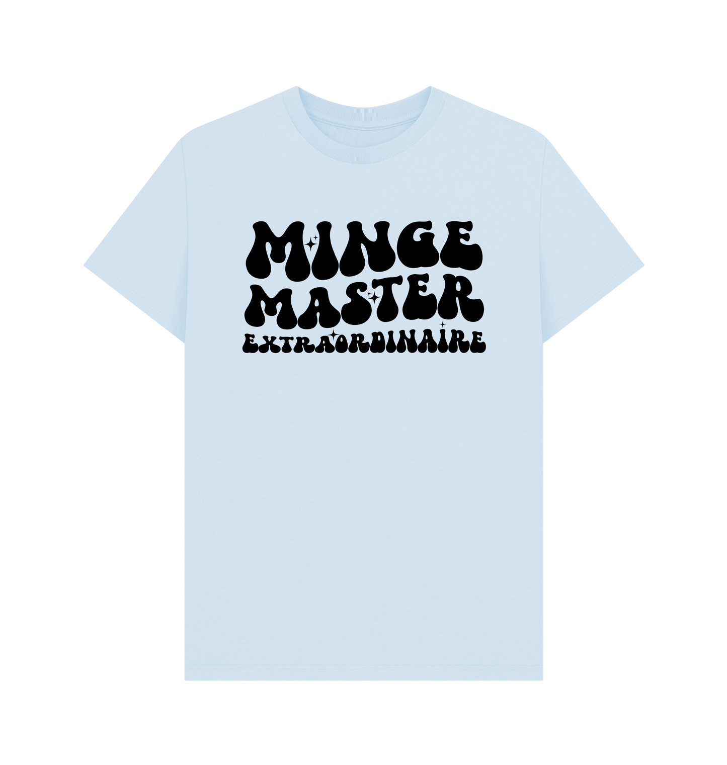 Sky Blue Printed T-shirt Front