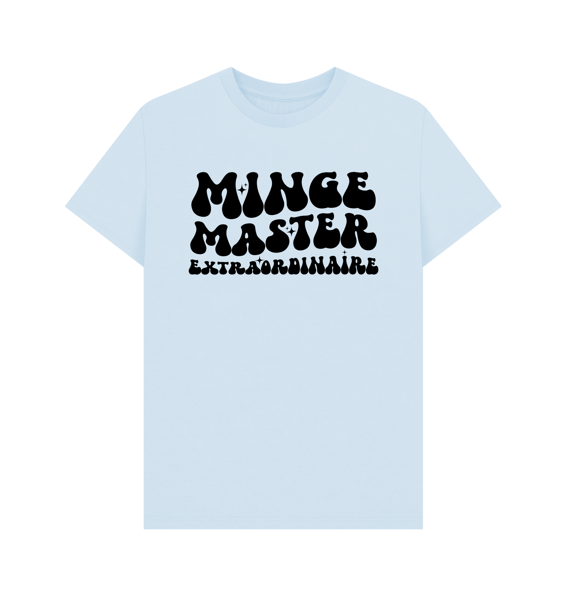 Sky Blue Printed T-shirt Front