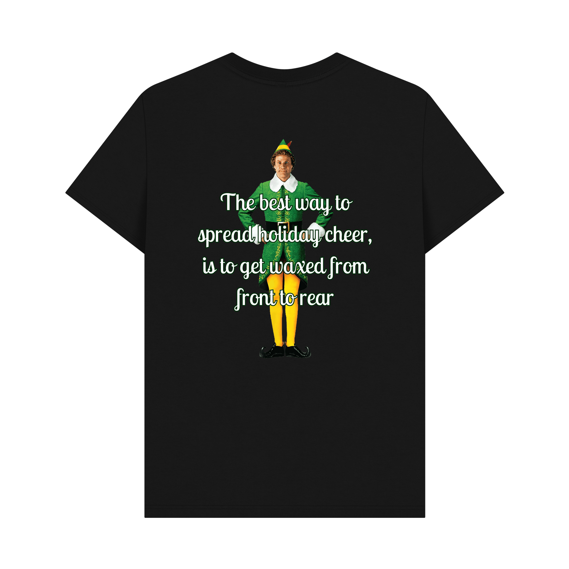 Black Printed T-shirt Back