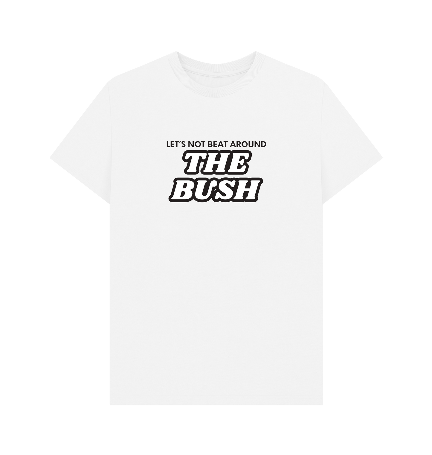 White Printed T-shirt Front