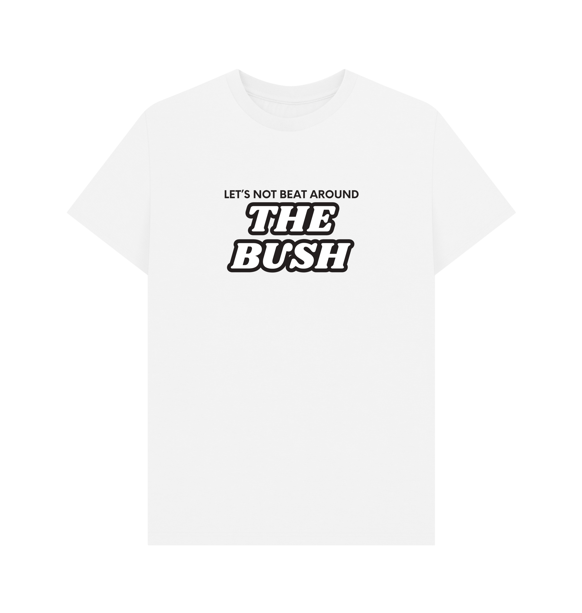 White Printed T-shirt Front