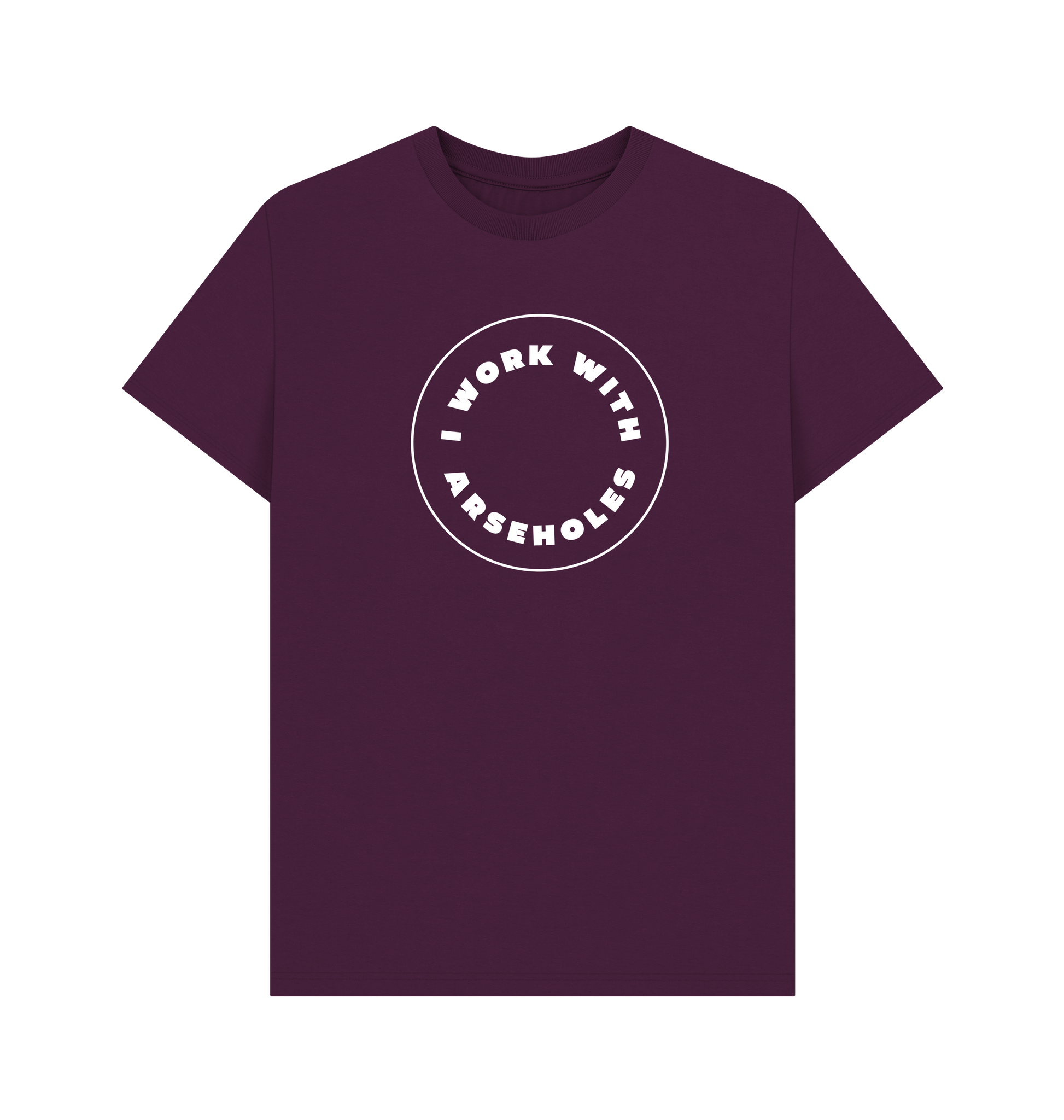 Purple Printed T-shirt Front