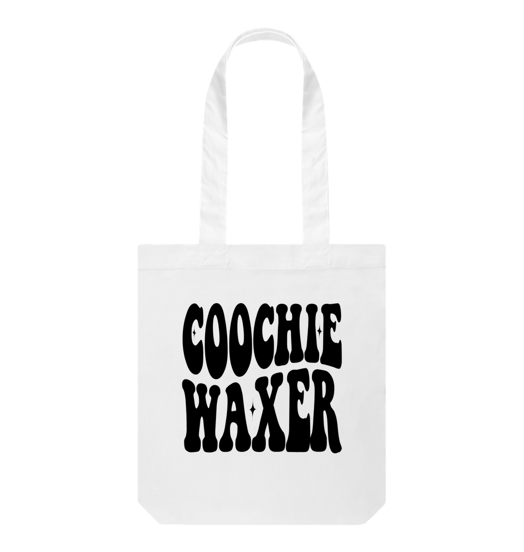 White Printed Bag Front