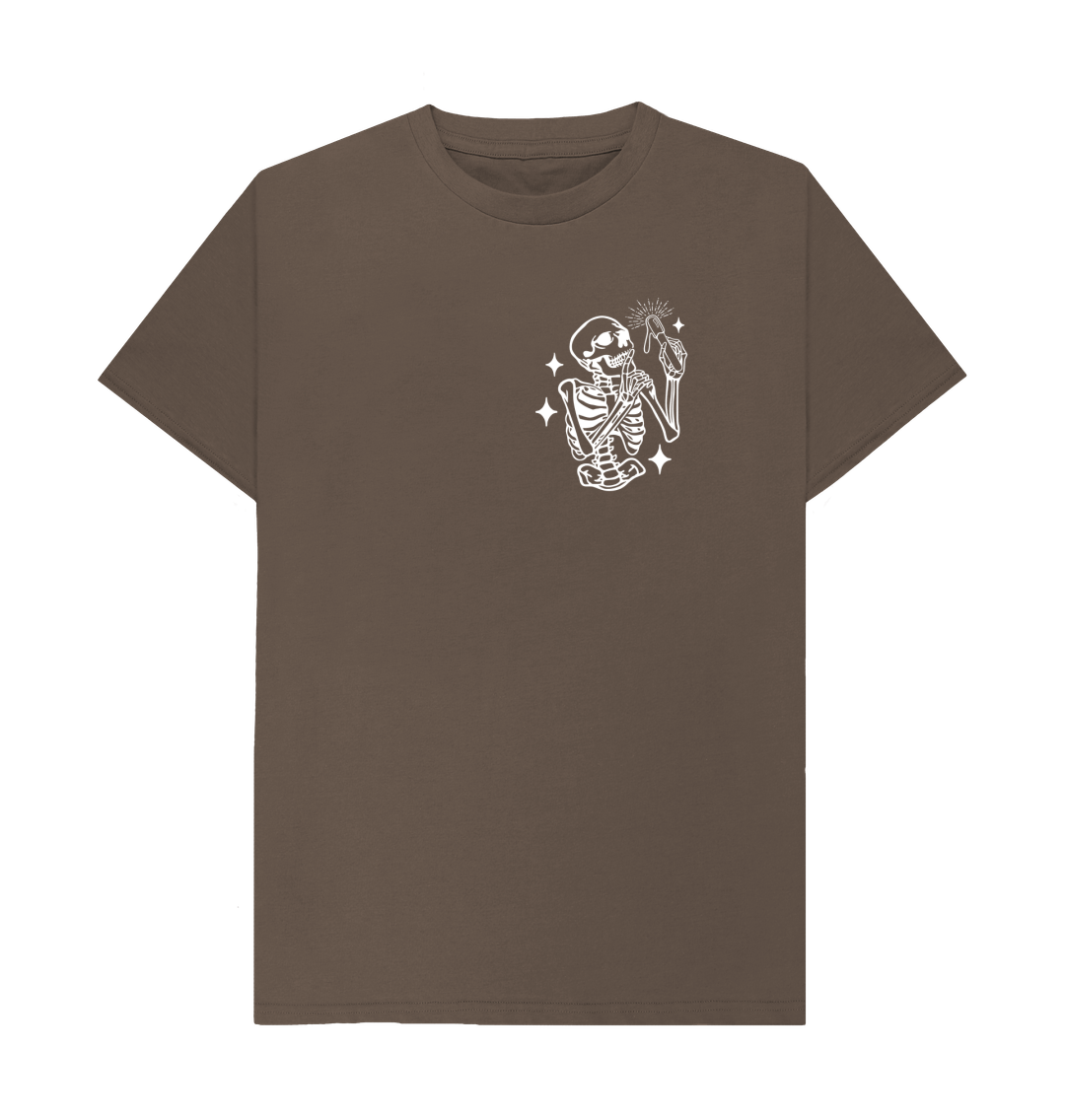 Chocolate Printed T-shirt Front