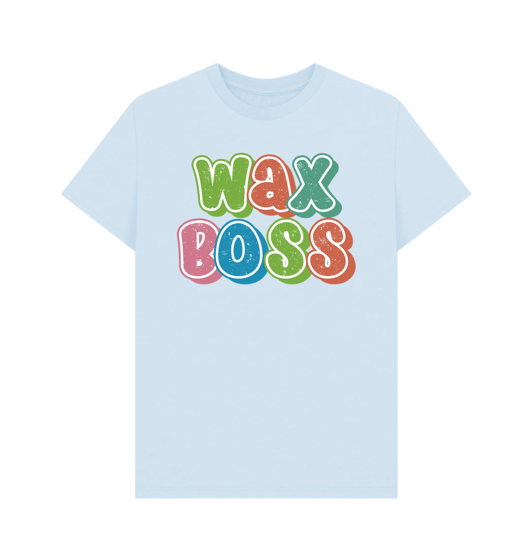 Sky Blue Printed T-shirt Front