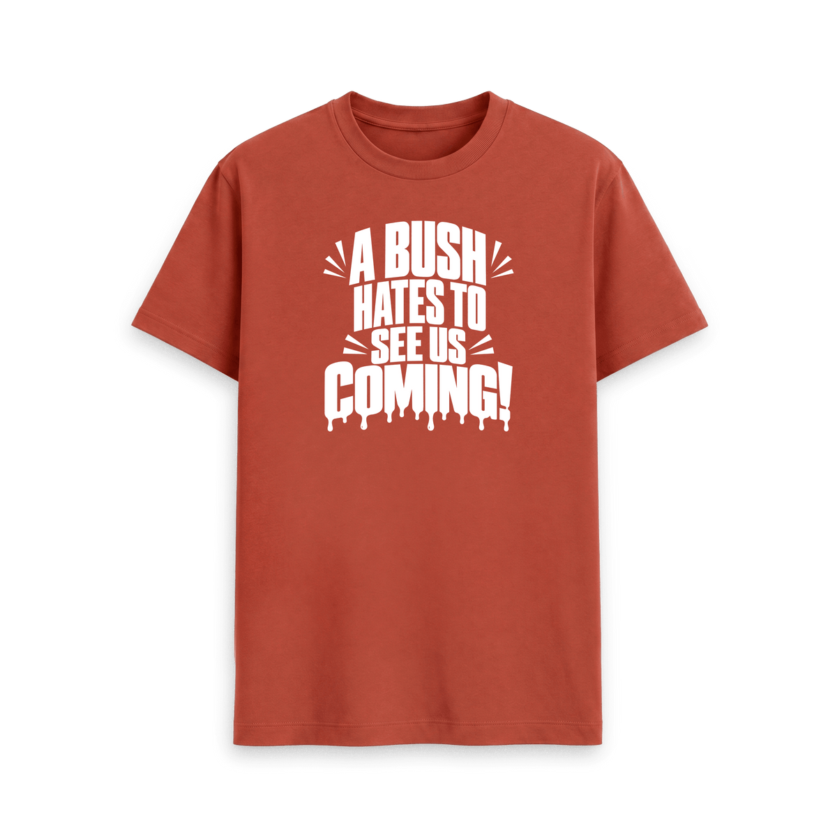 Rust Printed T-shirt Front